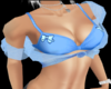 ~RAC~ sheer blue bra top