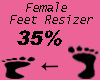 Feet Resizer Avatar 35%