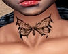 Butterfly Neck Tattoo~F