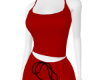 Pj pants set red