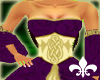 Celtic Gown- Purp&Gld