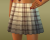 schotspleated ecru skirt