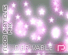 pink floor particles