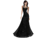 Bedazzled Gown Vamp Blk