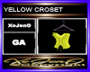 YELLOW CROSET