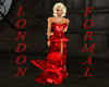 London~Red Tapestry Gown