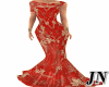 J*Long Red Gown