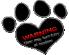 Furry Warning Sticker