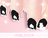 𝒾𝓈 Blck Cute Nails