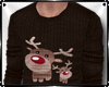 Deer Sweater  Brown
