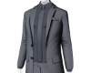 Silver Gray Tie Suit