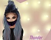purple spike mask