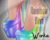 W° Rainbow Diva Pumps