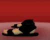 black ninja sandals