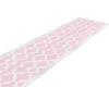 Pink Flore Runner Rug