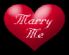 Marry Me Heart Sticker