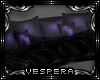 -V-Touch of Purple Couch