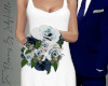 LK| Blue Bridal Bouquet