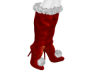 Santa Boots Red