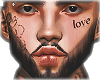 Love Face Tattoo