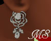 MS Diamond Rose Earrings