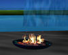 Spa Fire Pit with poses
