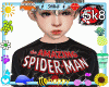 Kids Top Spiderman Black