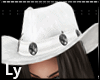 *LY* White Cowgirl Hat