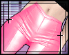 † leather flare pink