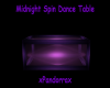 Midnight Spin Dnce Table