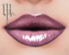 Outlined Lips Purple