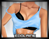 E~ Sexy Top Black&Blue