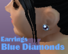 Blue Diamond Earrings LG
