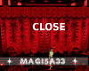 (M)*red anim. curtain