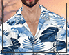 N. Hawaii Shirt Blue