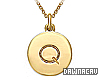 Initial "Q" Gold Necklac