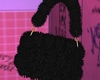 S! Fur Purse Black