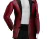 red tux suit