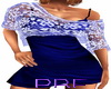 PBF*Blue/Lace Elegance