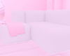 White Pink Soffa