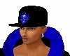 blue skull  cap
