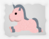 A: Pink plush unicorn