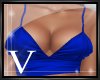 [V]Blue Crop Top