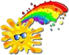 Sun/Rainbow Particle