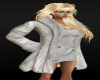 White Fur Coat/ Dress