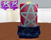 FF~ Pink Pentacle Candle