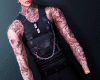 BLACK VEST TANK + TATTOO