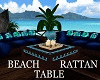 Beach Rattan Table
