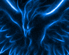 Blue Animated Phoenix