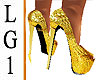 LG1 Gold Heels